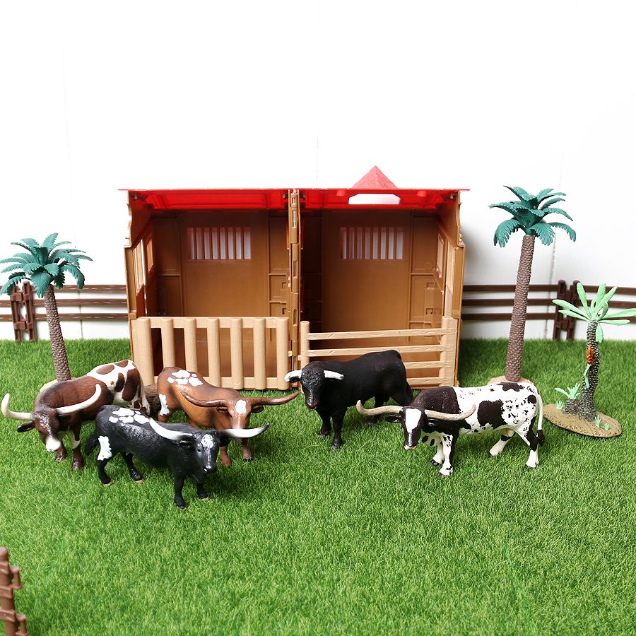 Simulation Farm World milk Cow Cattle Bull Calf yak Muskox Educational animal model figurine toy home Simulation Farm World milk Cow Cattle Bull Calf yak Muskox Educational animal model figurine toy home