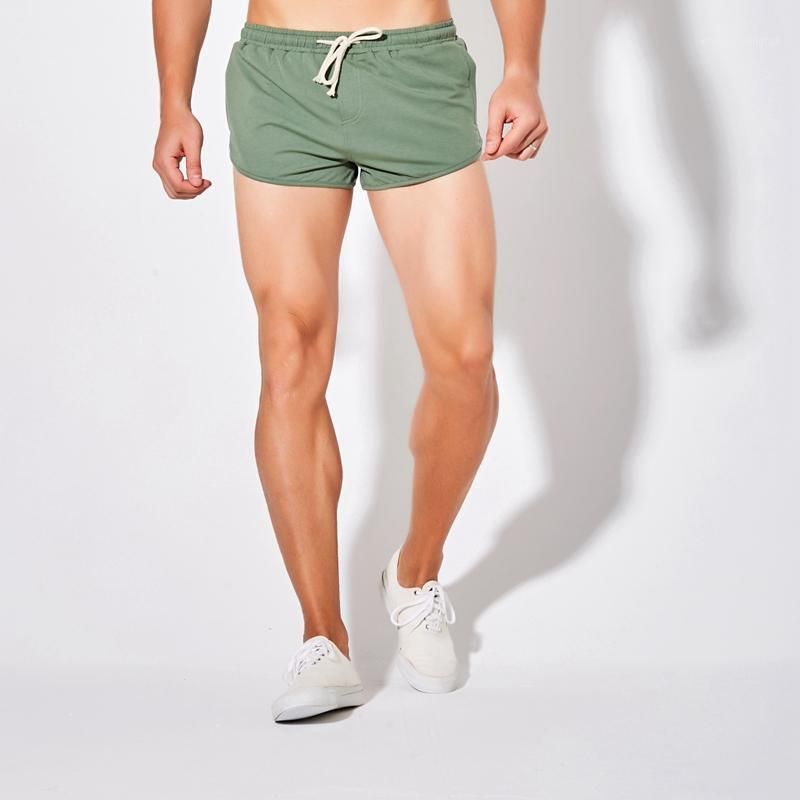 Pantalones cortos para hombre Perro muscular de algodón Sexy Tri y campo