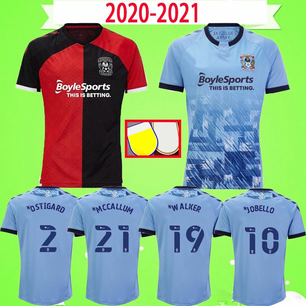 Coventry City Mens Home Football Shirt 2020-2021