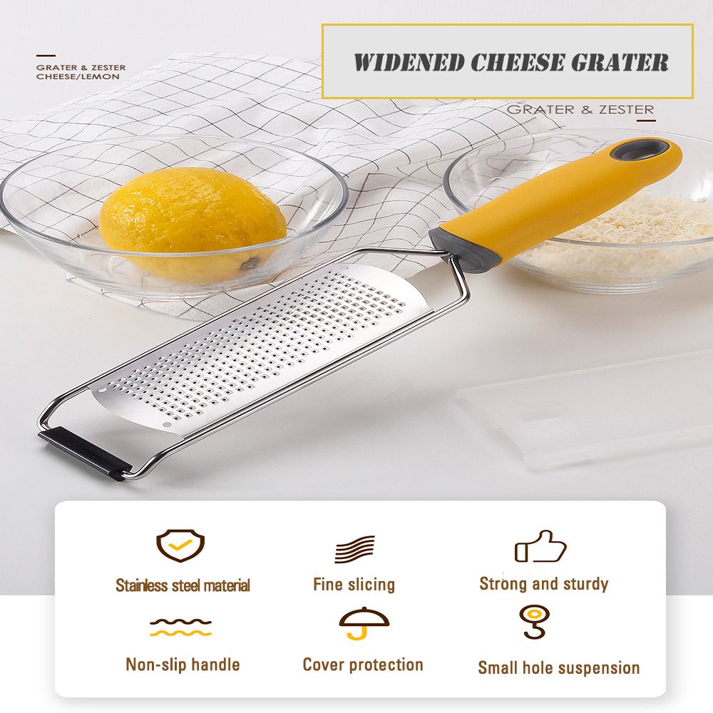 Stainless Steel Multifunctional Cheese Grater With Handle, Cheese