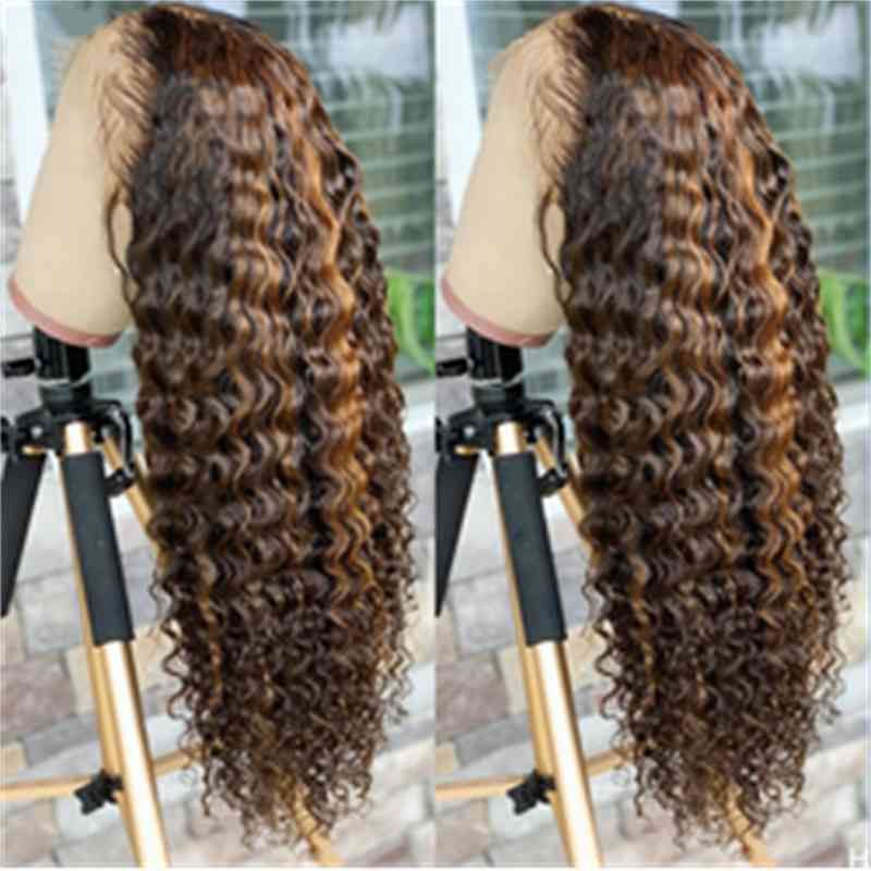 Deep Wave Frontal Wig-30 Inches