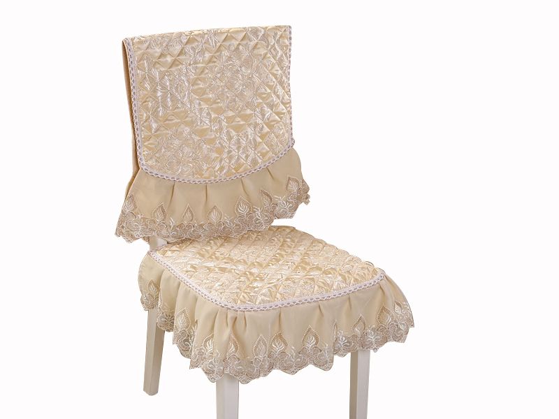 Beige chair cover C