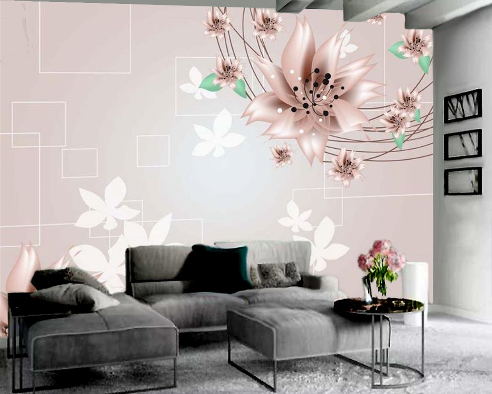 3d Flower Wallpaper Fantasy Beautiful Flower 3d Wallpaper Indoor TV