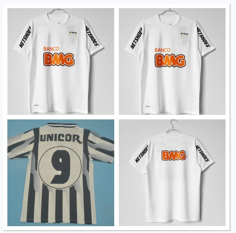 retro santos football shirt