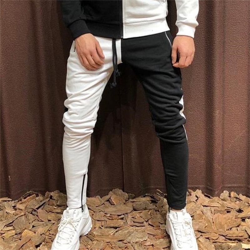 Nuevo diseño de moda cosido Pantalones dos colores hombres Hombres Casual Hombres Ropa