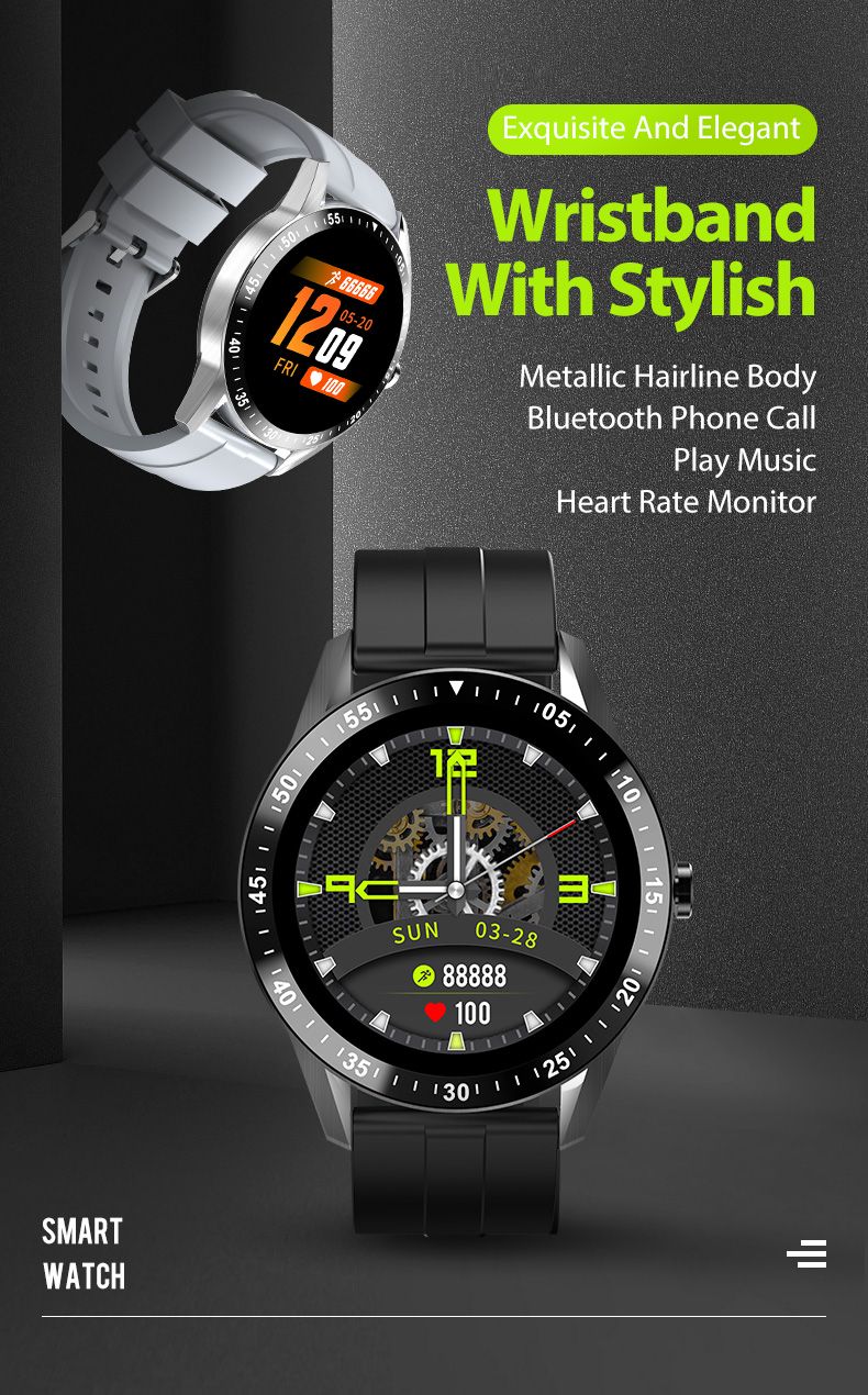 Wholesale Supply Smart Watch Men Support Bluetooth Call Full Touch Screen  Fitness Tracker Smartwatch Men Waterproof IP68 VS L16 L13 From  Hoverman2020, $154.69 | DHgate.Com