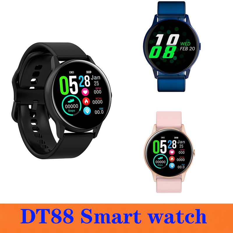 Suministro Al Por Mayor High Quality DT88 Smart Watch Pulsera ScreNouch  Redondo Moda Tarifa Inteligente Corazón SmartWatch Mujeres Tracker Sports  Men Reloj De Funbiz, 22,85 € | Es.DHgate.Com