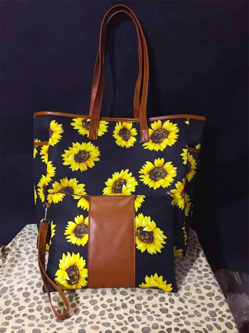 kate spade sunflower purse and wallet set
