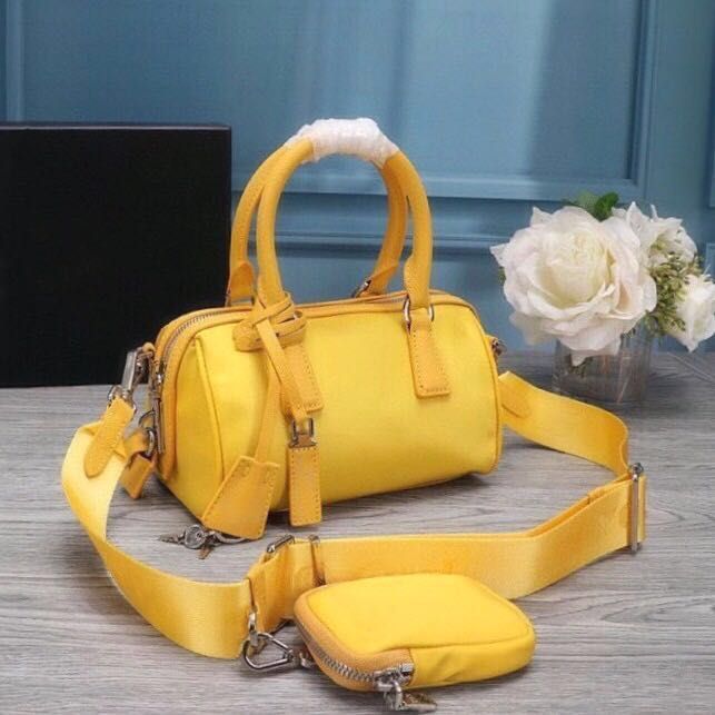 sac boston jaune