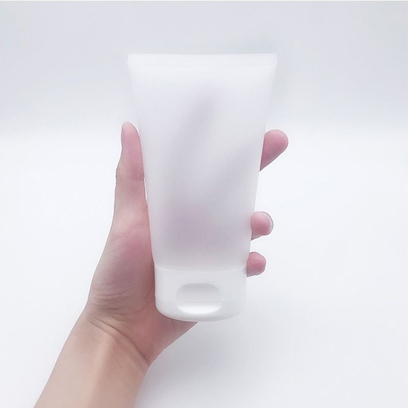 150g Empty Transparent Frosting Soft Refillable Lotion Tubes Squeeze