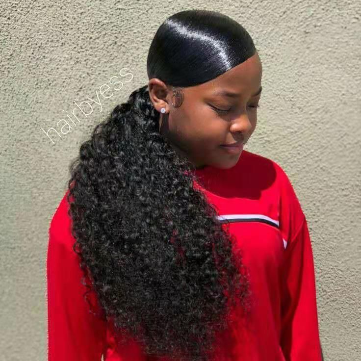 Low Pony Hairstyles Black girl Human Hair Ponytails Clip On Hair Extensions Pony tail 140g Human Kinky Curly hair pieces 5colors Optional Low Pony Hairstyles Black girl Human Hair Ponytails Clip On Hair Extensions Pony tail 140g Human Kinky Curly hair pieces 5colors Optional