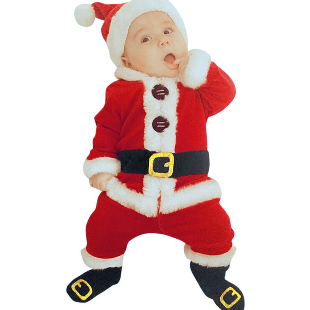 Acheter Costume De Noel Bebe Garcon Vetements Ensemble Bebe Fille Santa Claus Housses A Manches Longues Pantalon Chapeau Chapeau De Chapeau Costume En Bas Age Bebe Vetements Bebe 1126 De 1 01