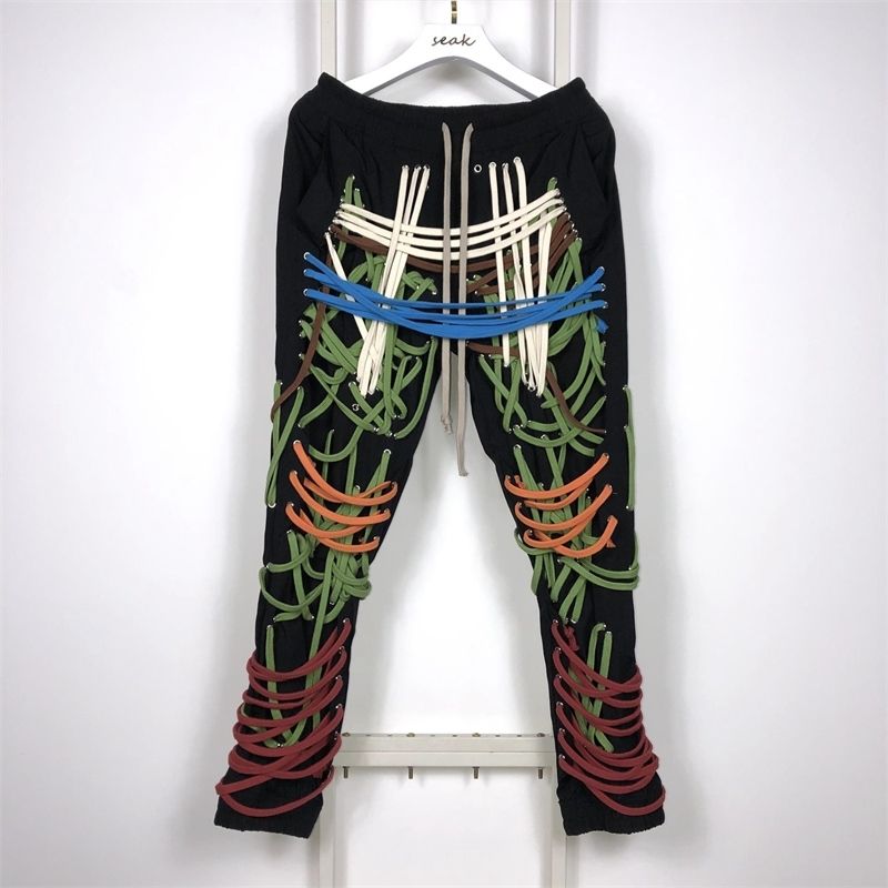 Compra 20ss Owen Skea Hombre Pantalones Casuales Harem Gótico Harem  Sweetpants Cargo Verano Cruz Ligero Mujeres Sólidos Pantalones Negros Flojos  201109 Barato | Entrega Rápida Y Calidad | Es.Dhgate