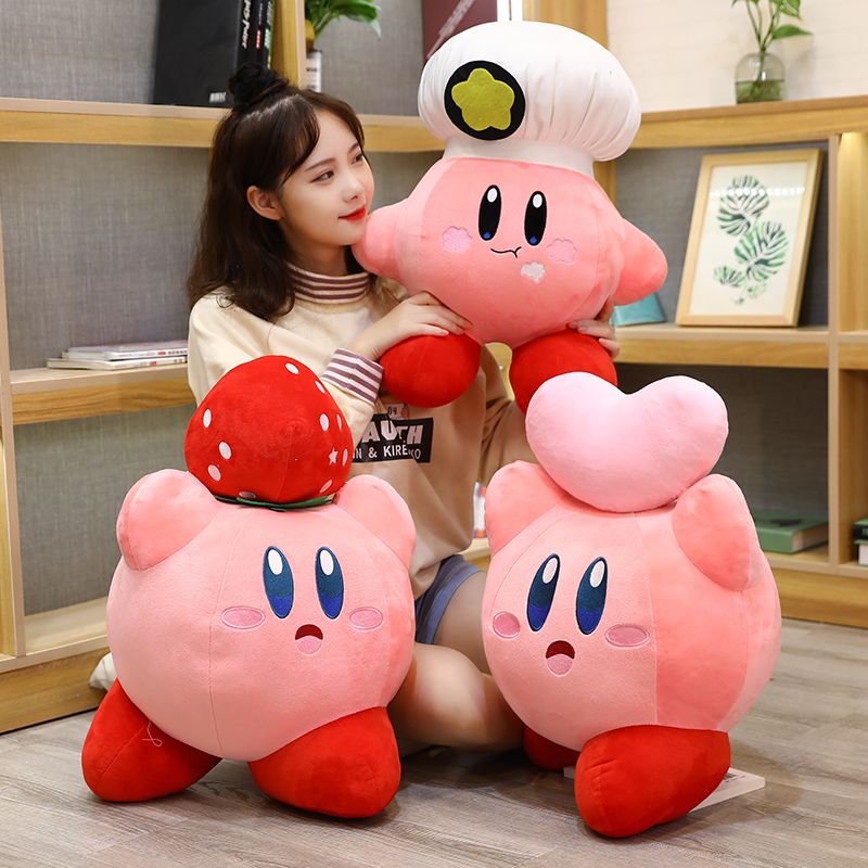 Kirby Adventure Plush Soft Doll Large Stuffed Animals Toys Child Gift Home Decor 