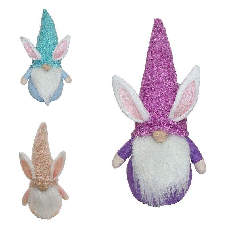 2021 Easter Bunny Gnome Faceless Bunny Dwarf Doll Easter Plush Rabbit ...