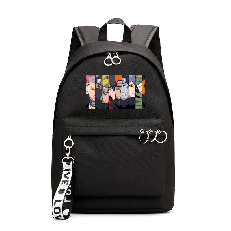 Japan NARUTO Small Backpack Notebook Travel School Bag