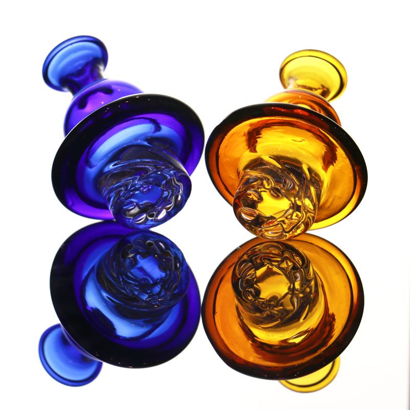 Spinning Glass Carb Cap Hookahs Accessoires voor 25mm Flat Top Dome met Spin Air Hole Terp Pearl Quartz Banger Nail Carbs Caps
