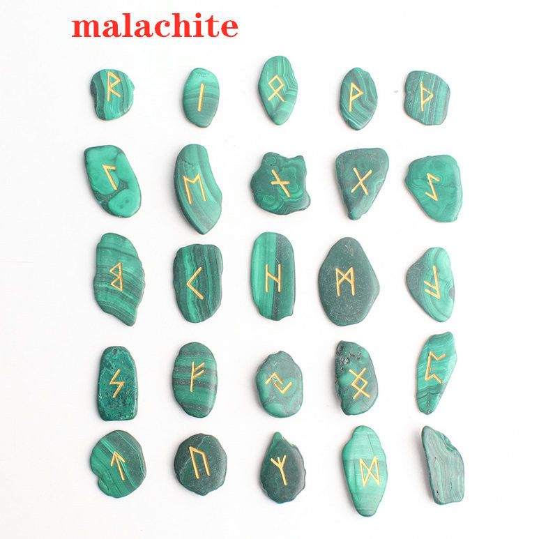 25pcs malachite