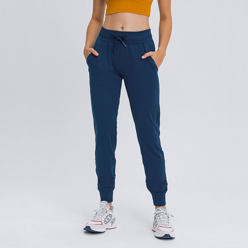 EKLENTSON Mujer Pantalones Yoga Caminar Ligeros Secado Rápido Pantalones de Trabajo Elásticos de Cintura para Joggers Running 