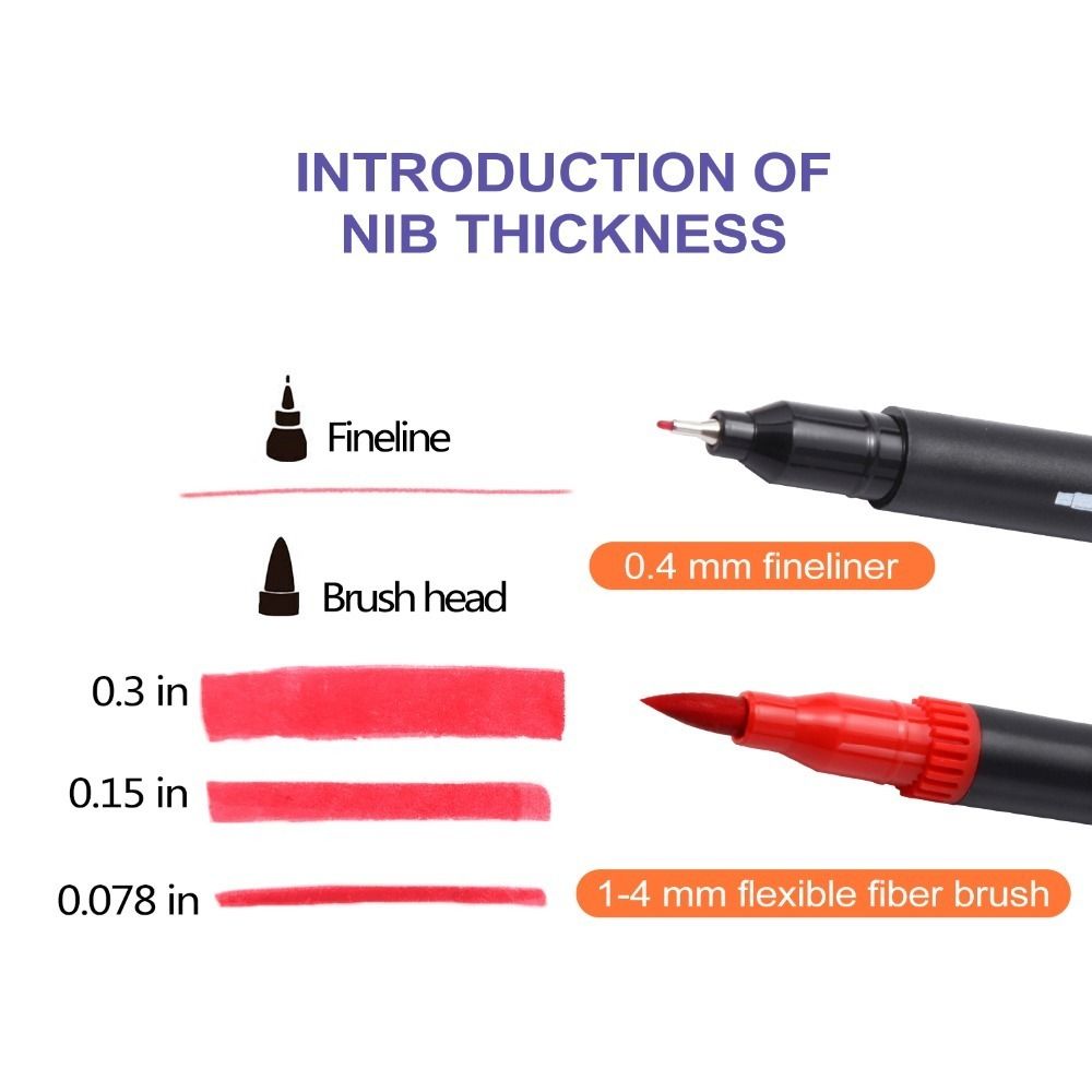 Wholesale 12 Dual Brush Markers Pen Fine Tip And Brush Tip Pens For Bullet  Journals Adult Coloring Books Watercolor Marker 201102 From Dou08, $9.28