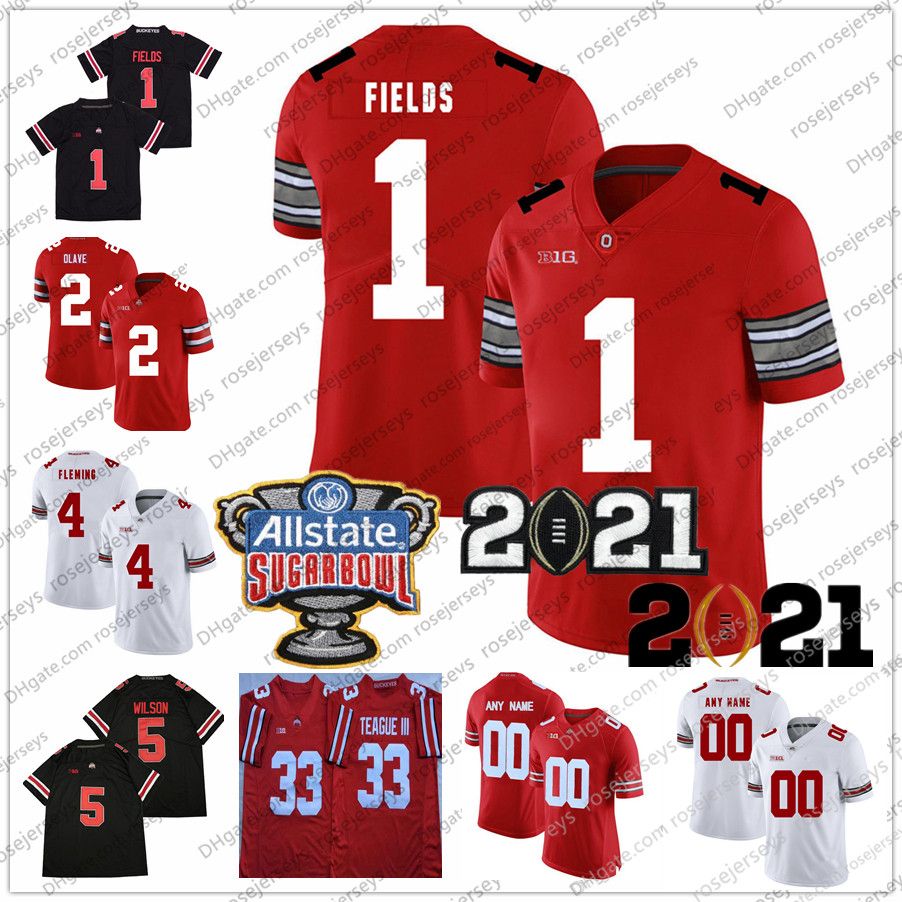custom black ohio state jersey