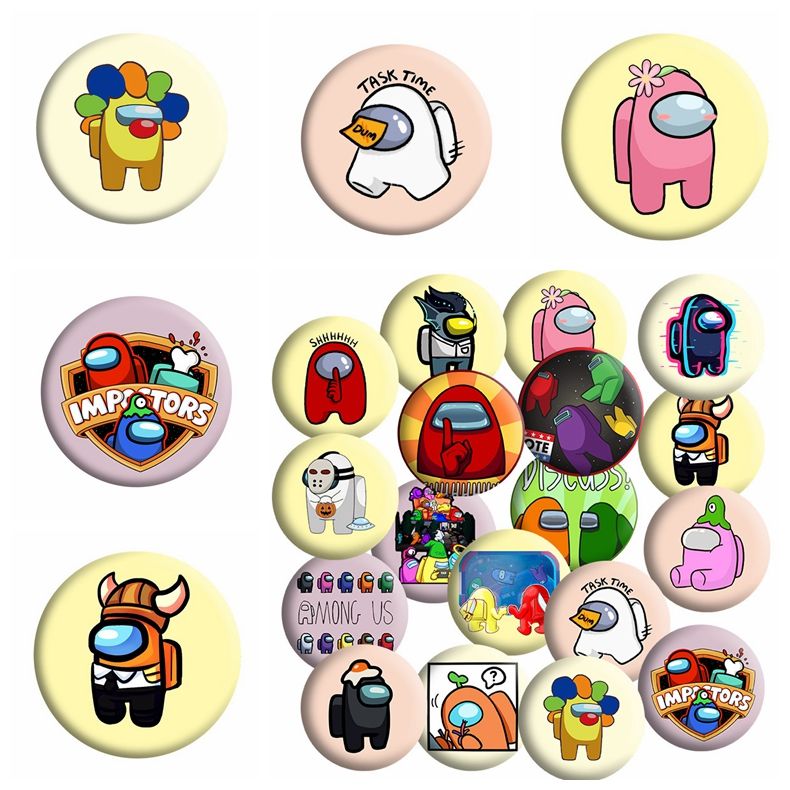18styles Game Among Us Badge For Backpack Diy Cartoon Icon Lapel Pins Brooch For Women Men Bag Badge Christmas Gift Party Favor Wedding Favors And Gifts Wedding Favors Bags From Brilliant008 0 32