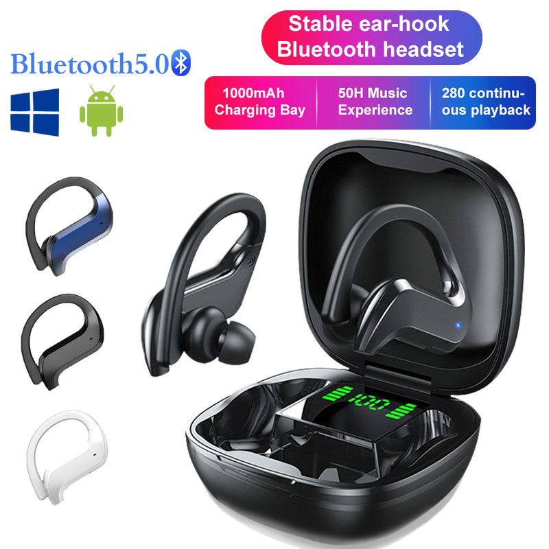 Acquistare MD03 TWS Wireless Bluetooth Cuffie Bluetooth Stable Ear Hook  Auricolare Touch Control Display Digitale OPPO Huawei IPhone Xiaomi Sport  Auricolari Economico | Consegna Veloce E Qualità | It.Dhgate