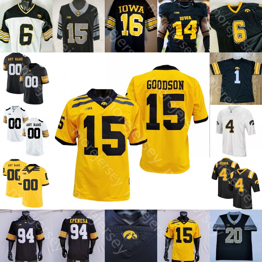 custom iowa hawkeye football jersey