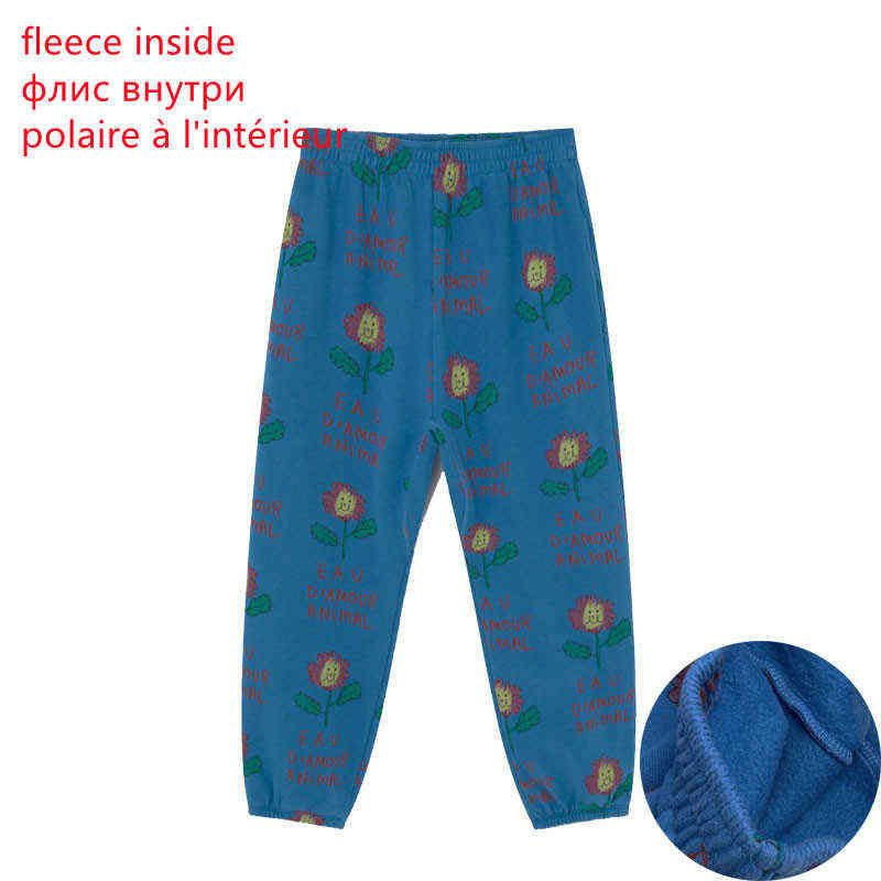 Pantalone blu in pile