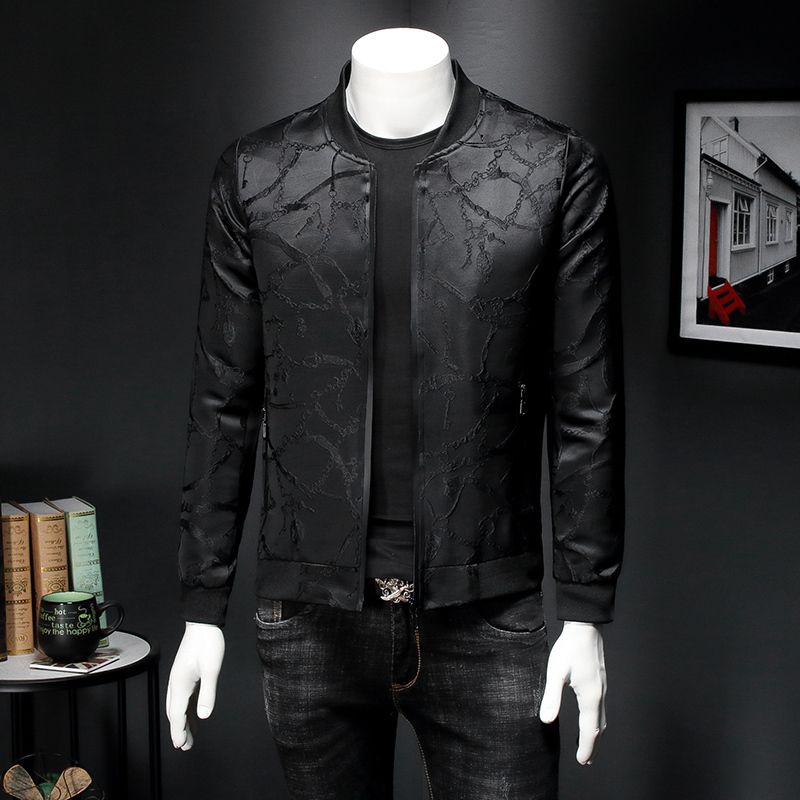 chaqueta negra hombre