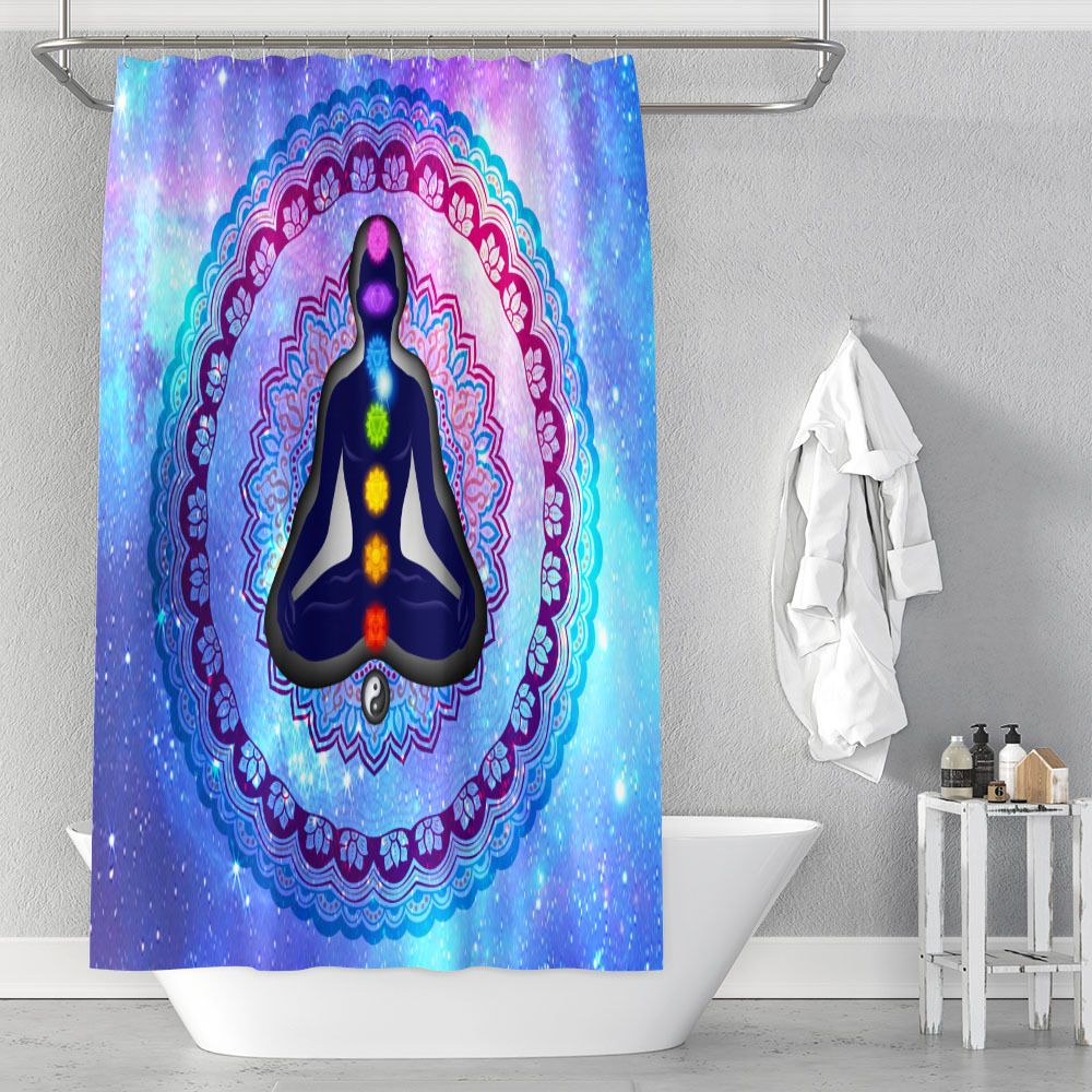 Download 2021 3d Fantasy Starry Sky Mandala Shading Yoga Meditation Background Bathroom Shower Curtain Free Punching Factory Direct Sales X1018 From Nickyoung09 34 66 Dhgate Com