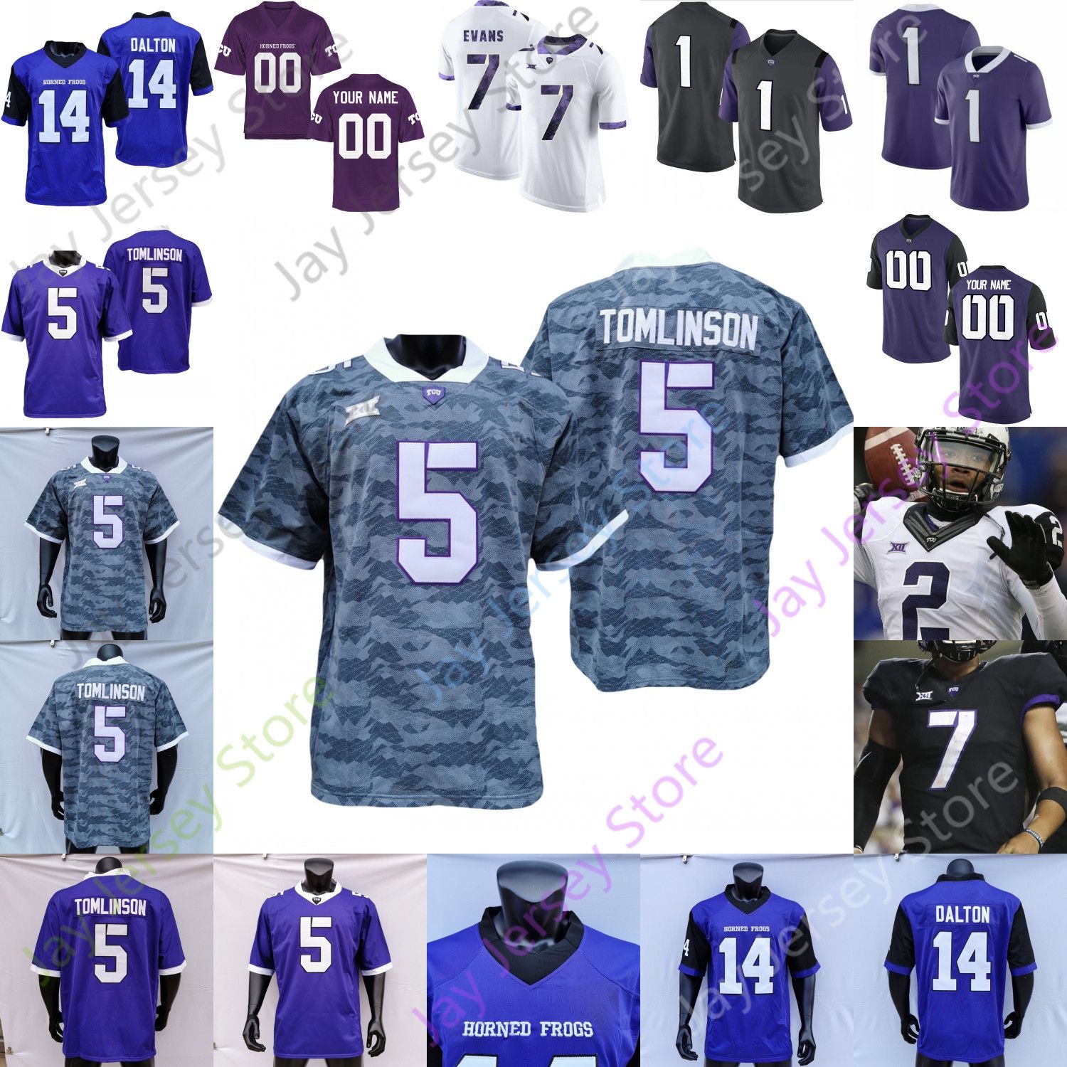 tcu custom jersey