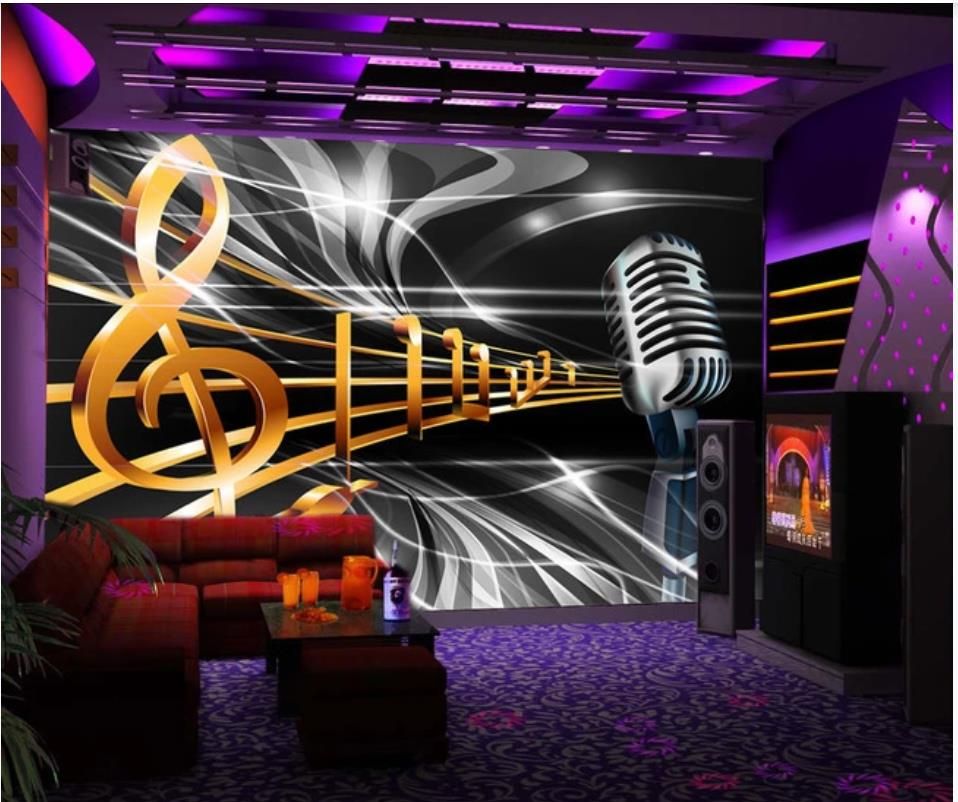 foto personalizada fondos de pantalla fondos de pantalla 3d murales cuadro símbolo de la música KTV foto personalizada fondos de pantalla fondos de pantalla 3d murales cuadro símbolo de la música KTV