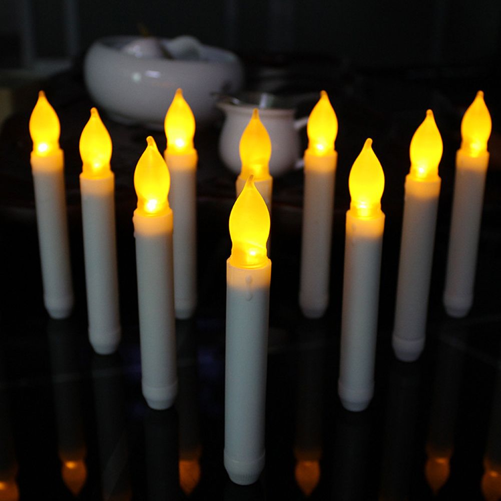 LED Candle Flameless LED Taper Candles Light Bulbs Battery Operated For Home Decor Birthday