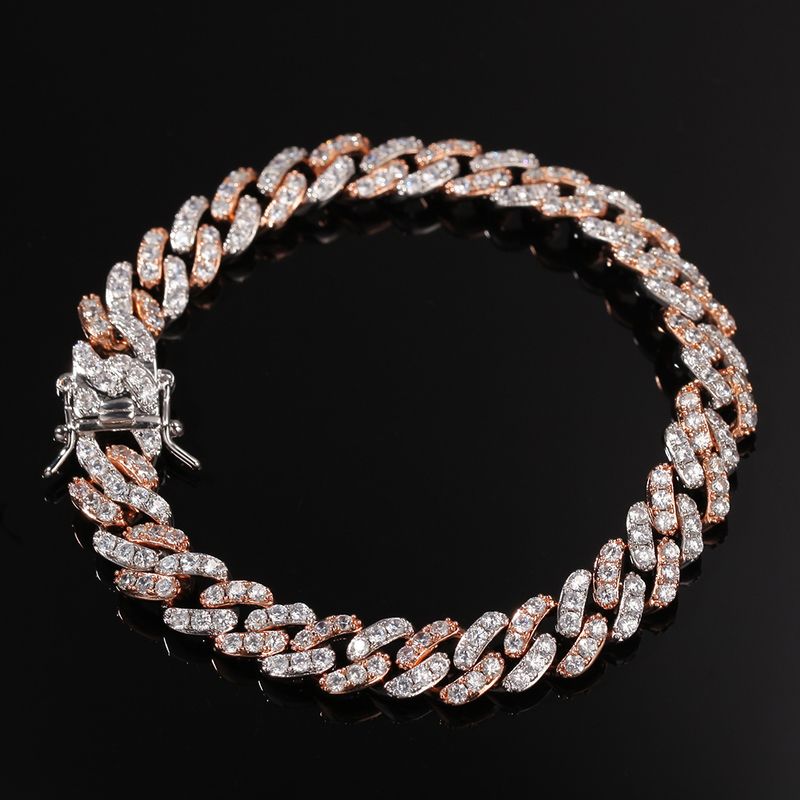 Rose Gold White CZ-10INCH