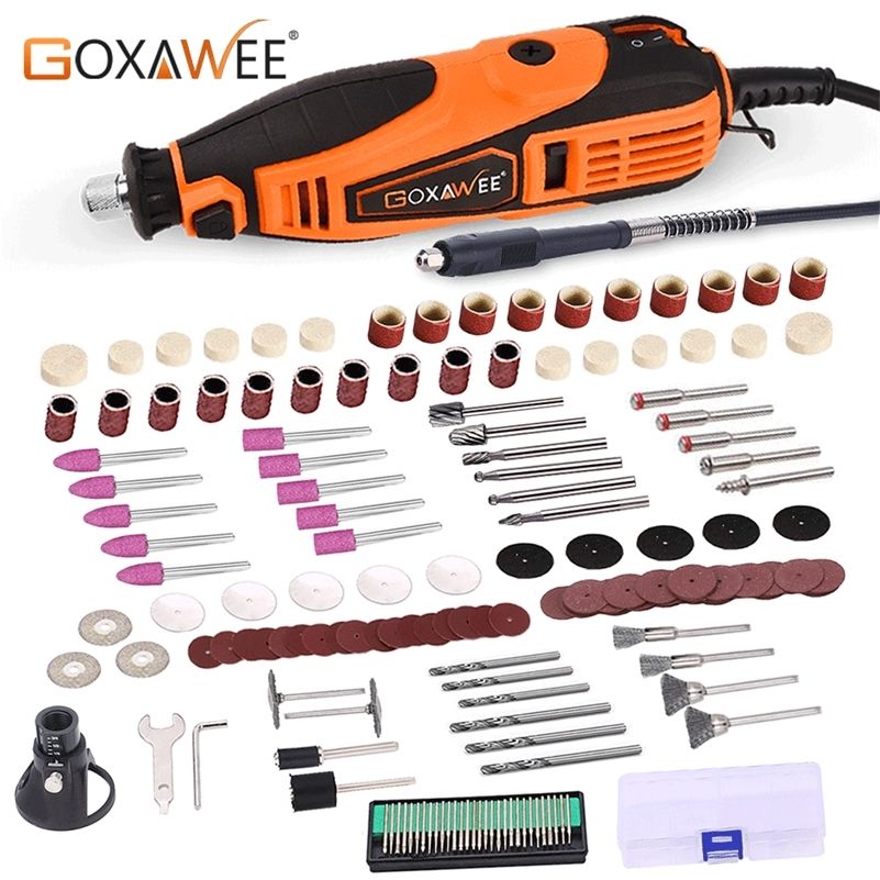 Compre GOXAWEE 180W Taladro Eléctrico Herramienta Rotatoria Grabador  Eléctrico Mini Taladro Para Pulido De Pulido Con Accesorios De Herramientas  Eléctricas Dremel 201226 A 20,55 € Del Kong09 | Es.Dhgate.Com