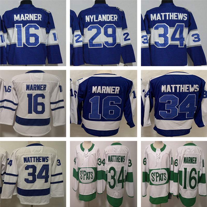 2019 Toronto St. Pats 29 William Nylander 34 Auston Matthews 16 Mitchell  Marner Toronto Maple Leafs Hockey Jerseys - China Hockey Jerseys and Ice  Hockey Jersey price