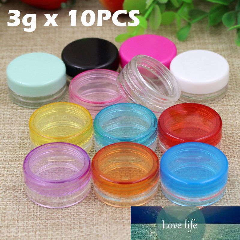 2021 X 3g Cosmetic Sample Jars Pots Case For Makeup Cream Lotion