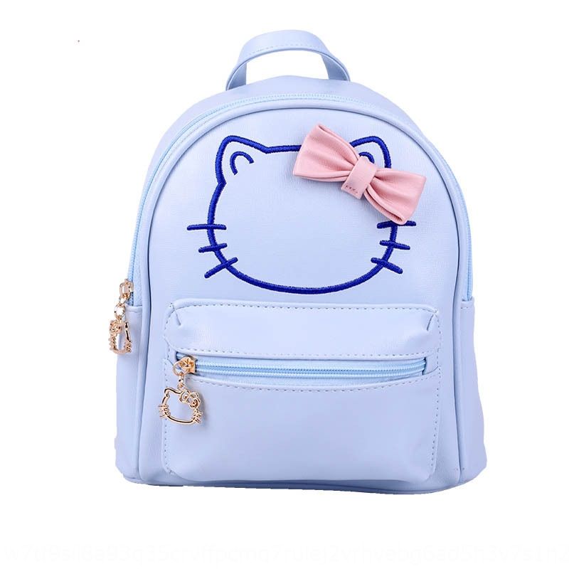 Compra Ia41l Vendedores Calientes De La Historieta Linda Del Gato Bordado  Estudiantes Mochila Bordado De La Manera Gato Pu Mochila Para La Escuela  Primaria Femenina Gatito HWizH Barato | Entrega Rápida Y