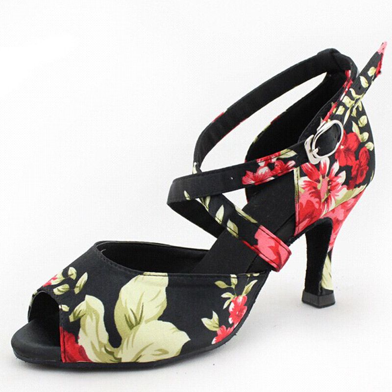 Ricamo etnico cinese femminile Balletto piatto sposare Janes Cheongsam Scarpe  da ballo Pesce Bocca Elegante | Fruugo IT