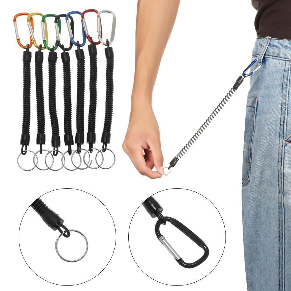 Buy Best And Latest BRAND Security Key Chain Holder Practical Extendable Multicolor Safety Coil