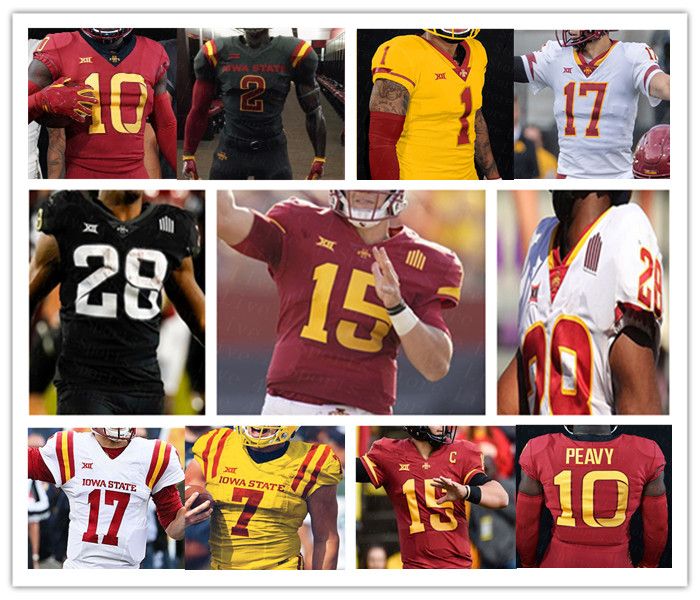 iowa state football jersey custom