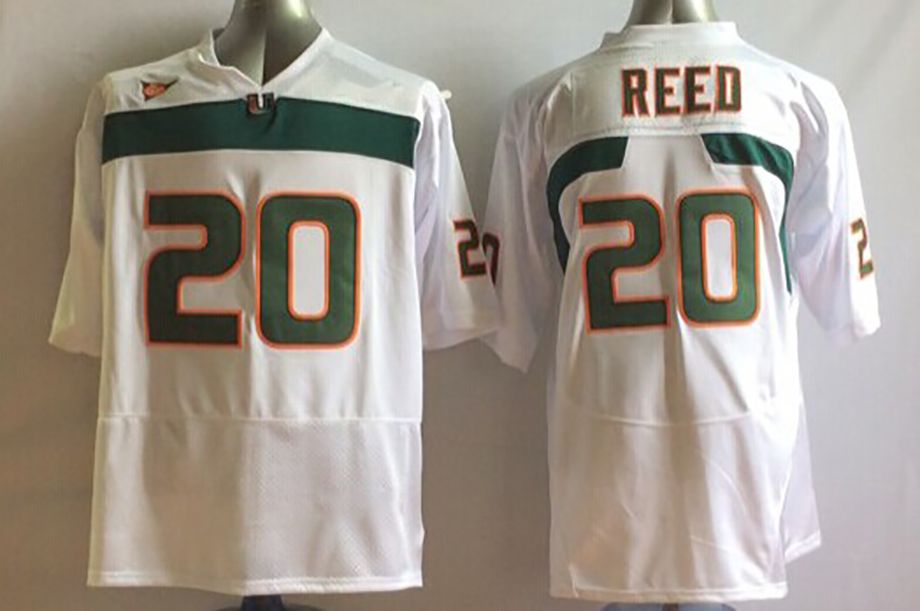 20 Ed Reed White Jersey