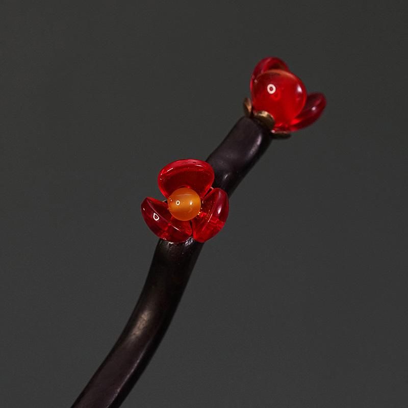 Lampwork vermelho