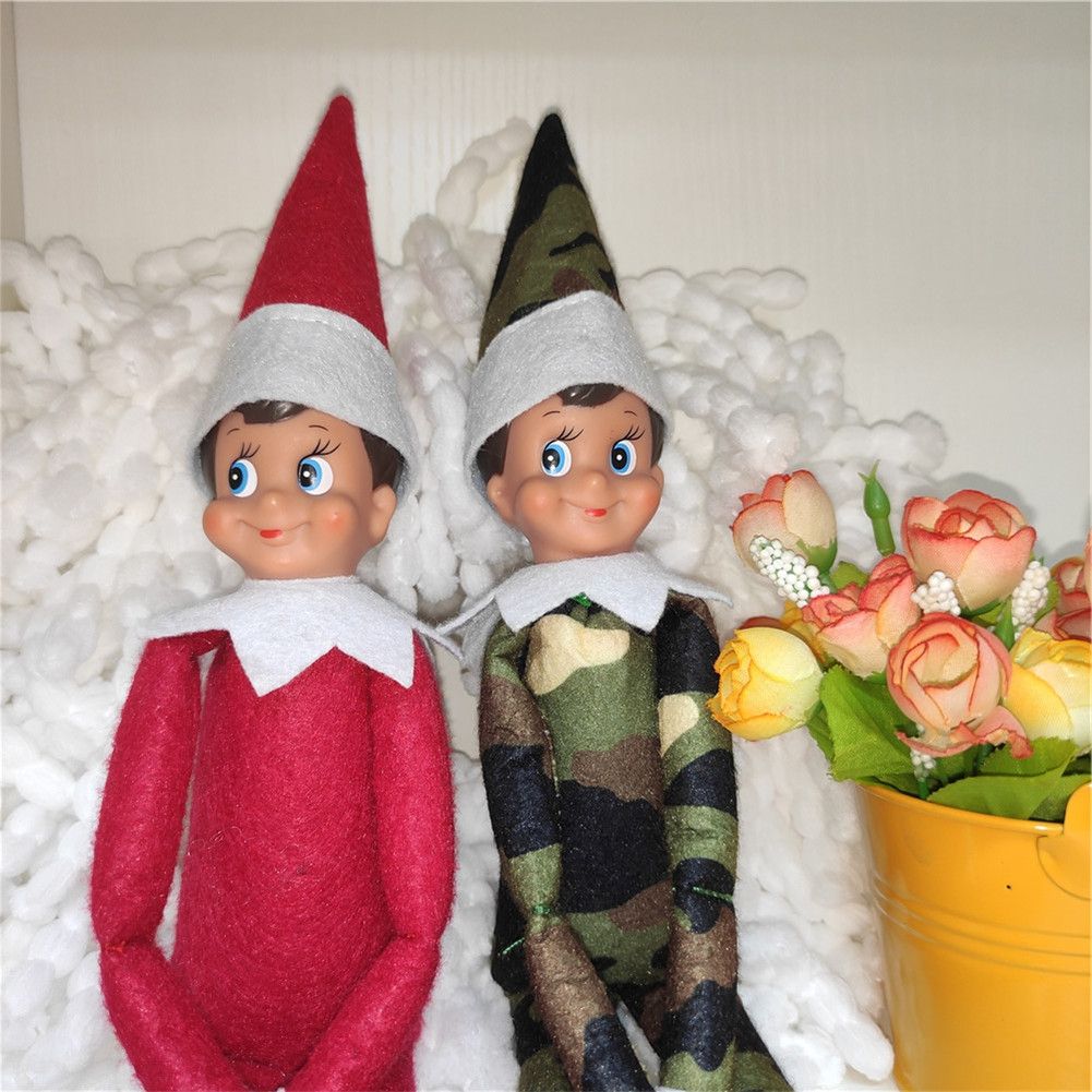 Elf on the shelf doll 10 Styles Christmas Elf Doll Plush Toys Elves Santa Dolls Clothes On