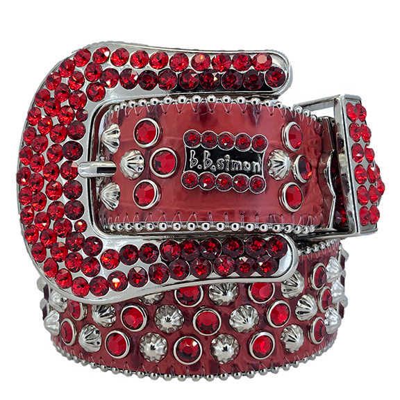 Red with Red Buckle-Belt Length 125cm-