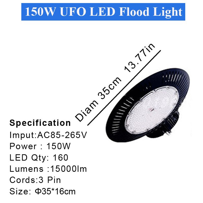 2 ADET 150W ufo projektör