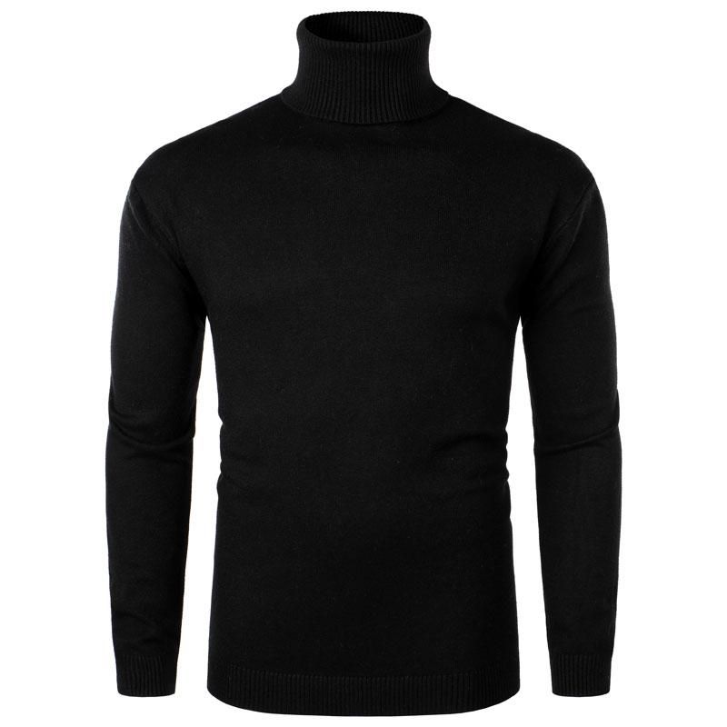 Winter Turtleneck Sweater Men 2020 Brand Mens Pullover Sweaters