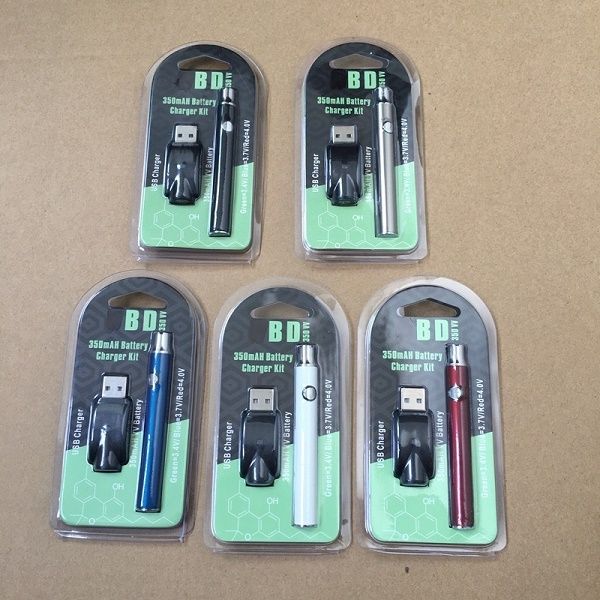 Vertex Co2 VV Preheat Battery Kit 350mah 650mah 900mAh 1100mah LO Oil Vaporizer USB Charger Vape