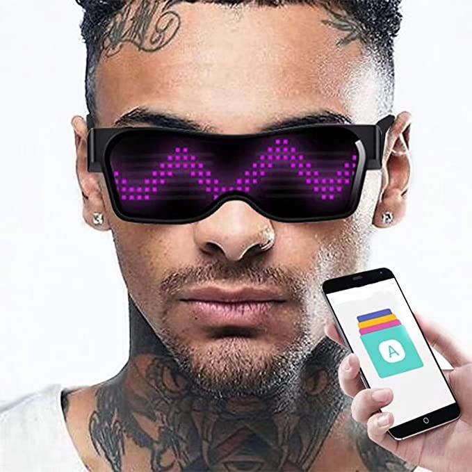 Eyeflashes LED Glasses for Raves Festivals Parties EDM Halloween Years for sale online 
